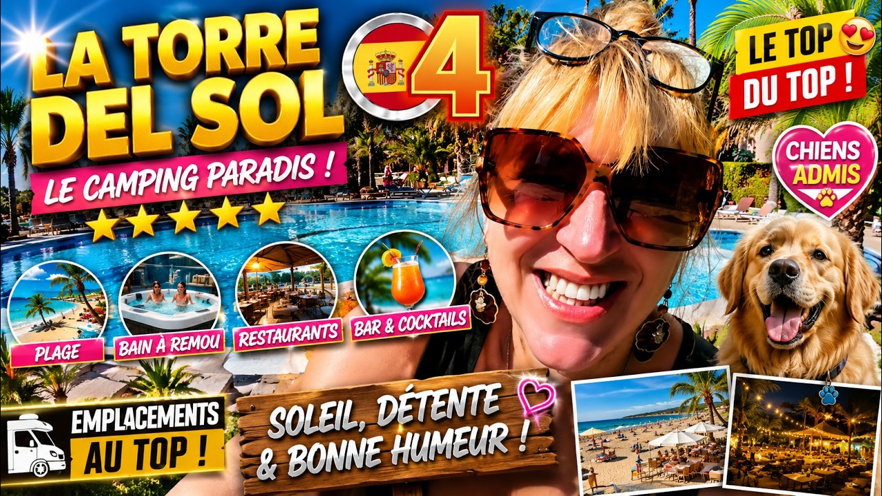 LA TORRE DEL SOL TARRAGONE : etape chouchou paradis #vanlife #españa #campingcar