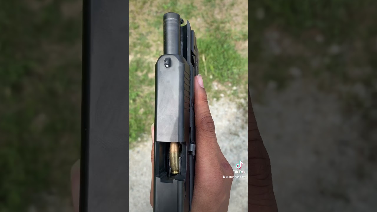 Brass vs steel 9mm recoil test✅