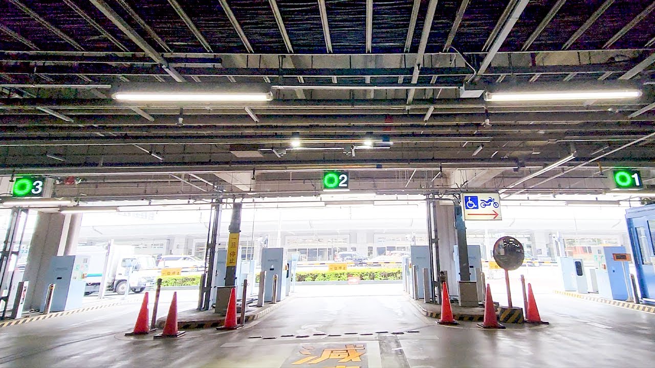 羽田空港P2駐車場『立体』出口から 字幕あり / From Haneda Airport P2 parking lot exit