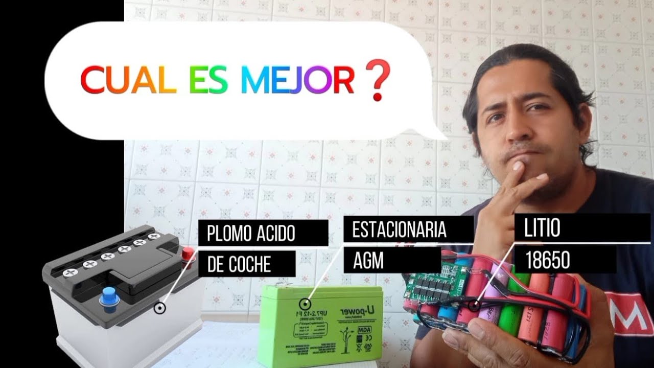 QUE BATERIA ES MEJOR❓ para una instalación solar