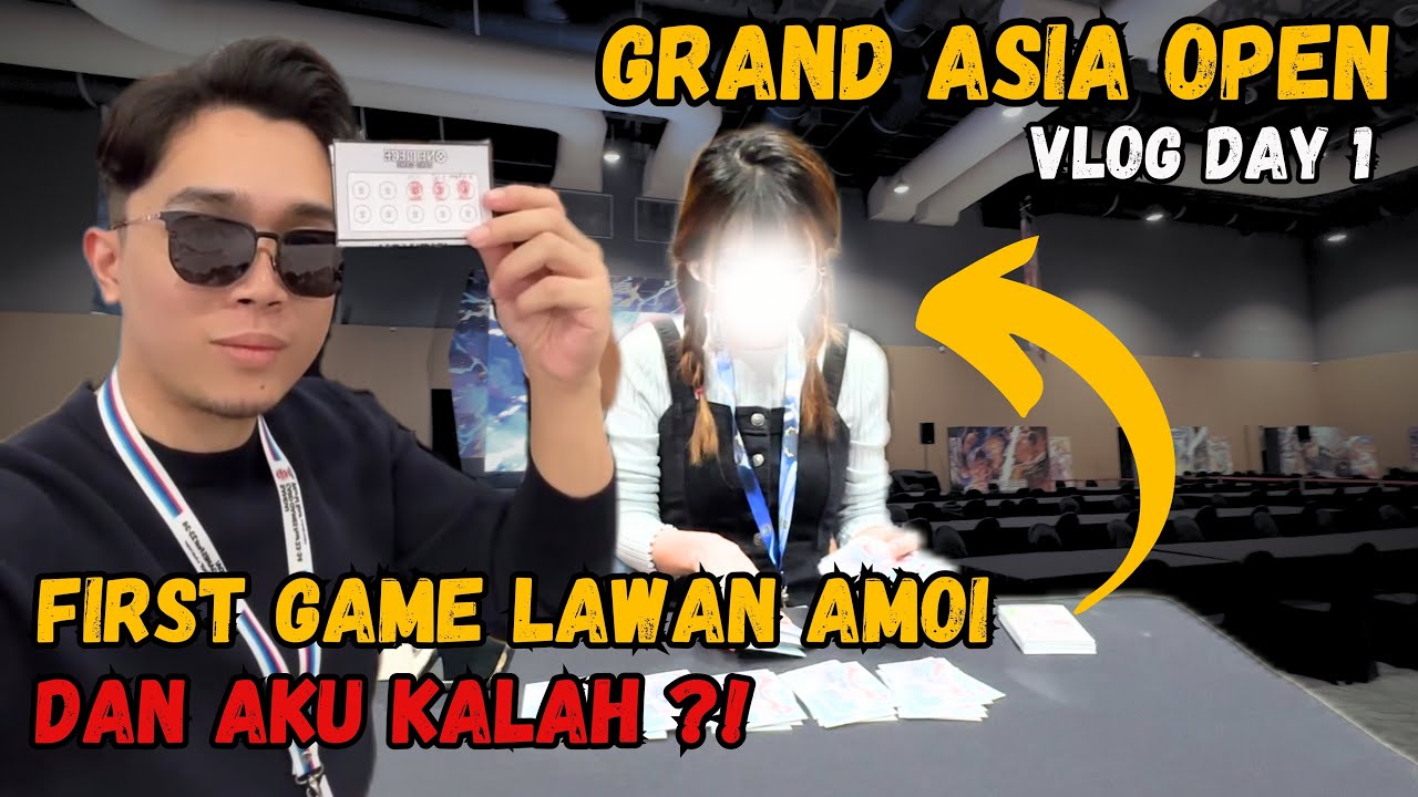 MALAYSIA GRAND ASIA OPEN 2024 | One Piece Card Game | Vlog Day 1