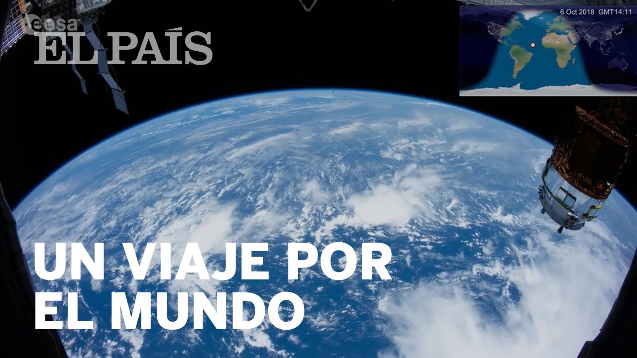 La Agencia Espacial Europea presenta el vídeo de una vuelta al mundo desde el espacio