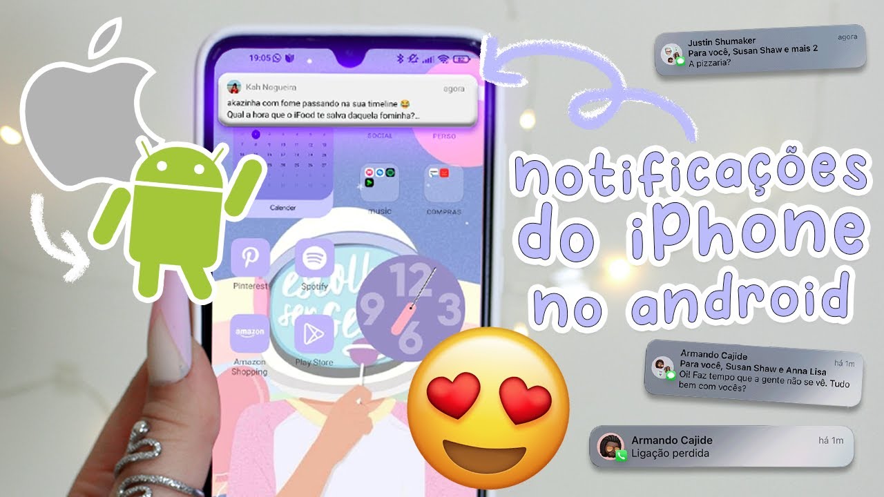 Notificação do IPhone no android | atualizado 2022 💜