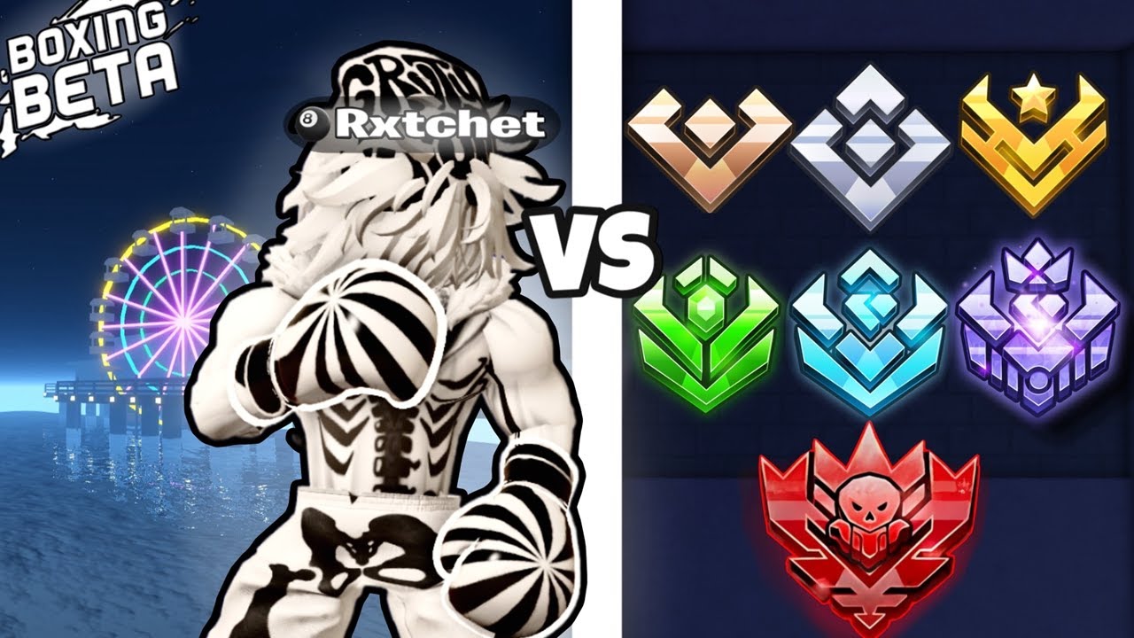 Fighting EVERY RANK In Boxing Beta Until I lose (Roblox)