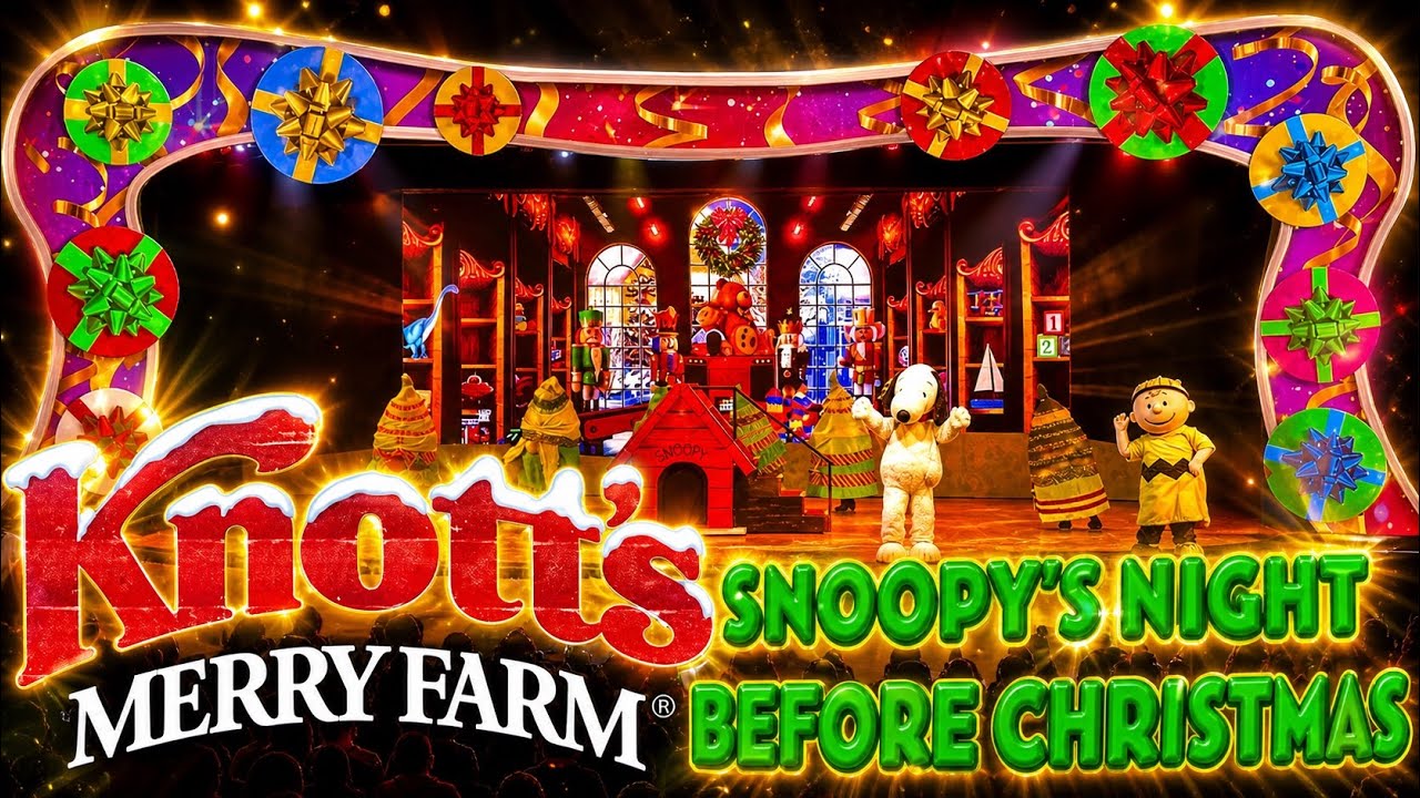 Snoopy's Night Before Christmas & Santa’s Christmas Cabin | Knott's Merry Farm 2025