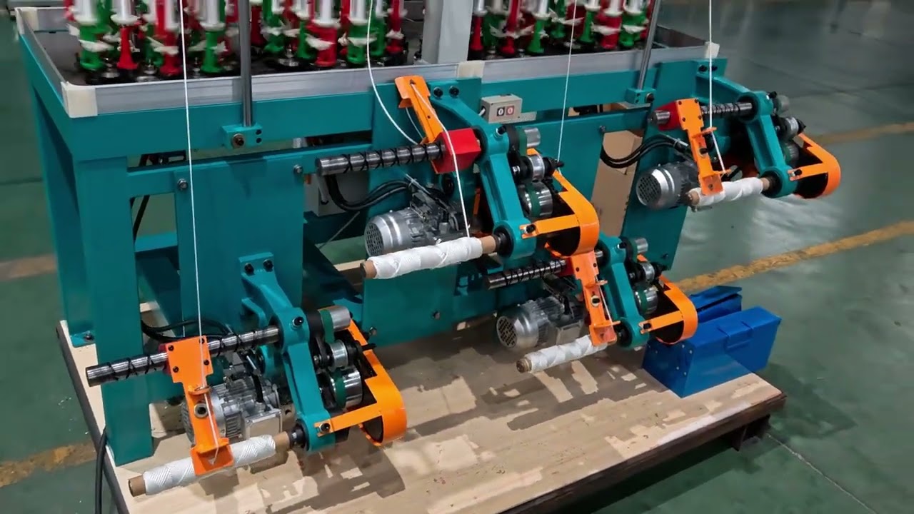 16 spindles Fishing net twine ropes braiding machine