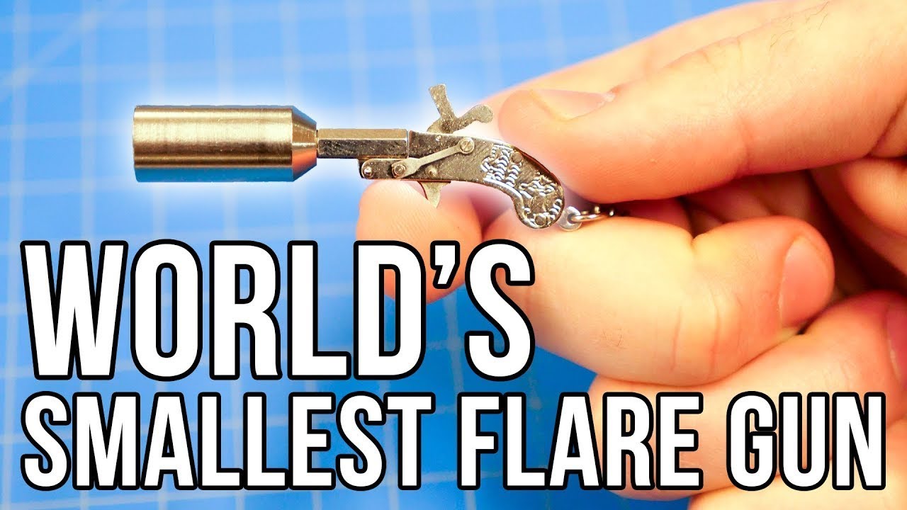 World's Smallest Flare Gun! (Actually Shoots!)