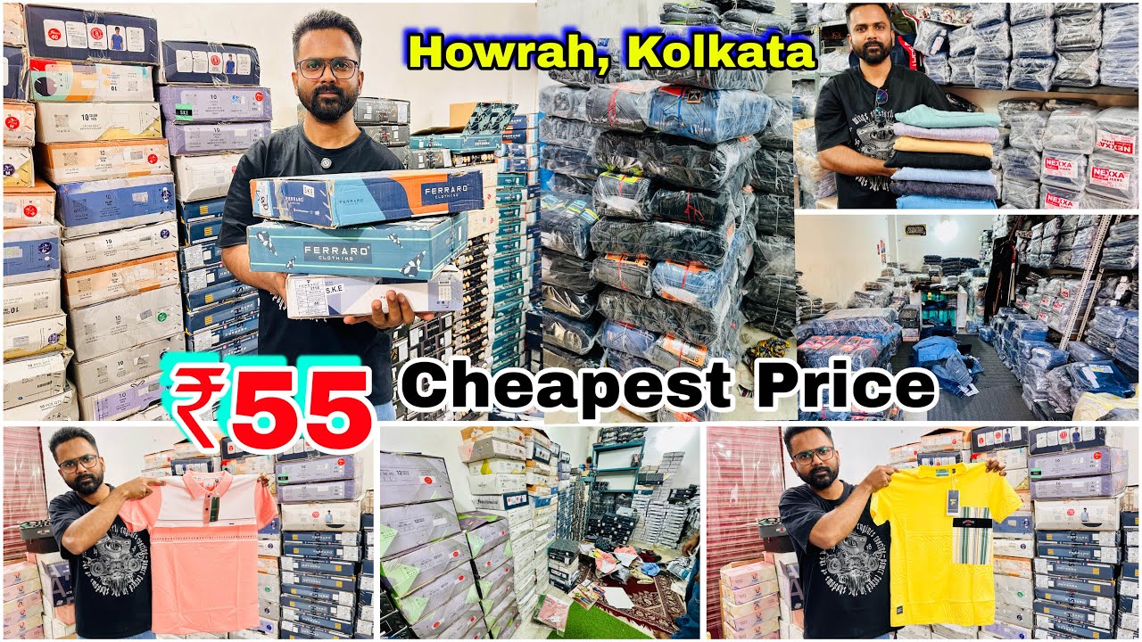 Cheapest Price Branded jeans, Shirt, T Shirt,  Tracks Collection in Howrah Kolkata #wholesalemarket