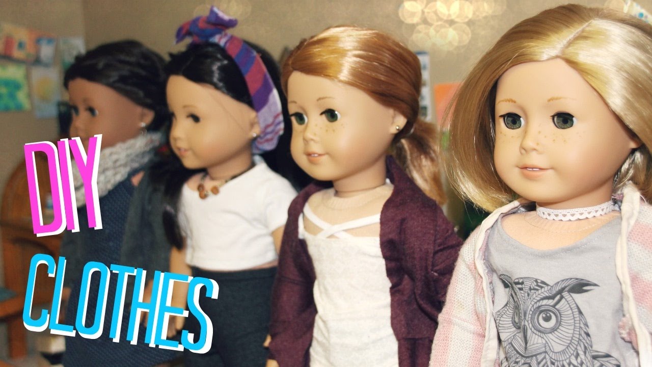 DIY CLOTHES! | American Girl No-Sew Clothes & Accessories