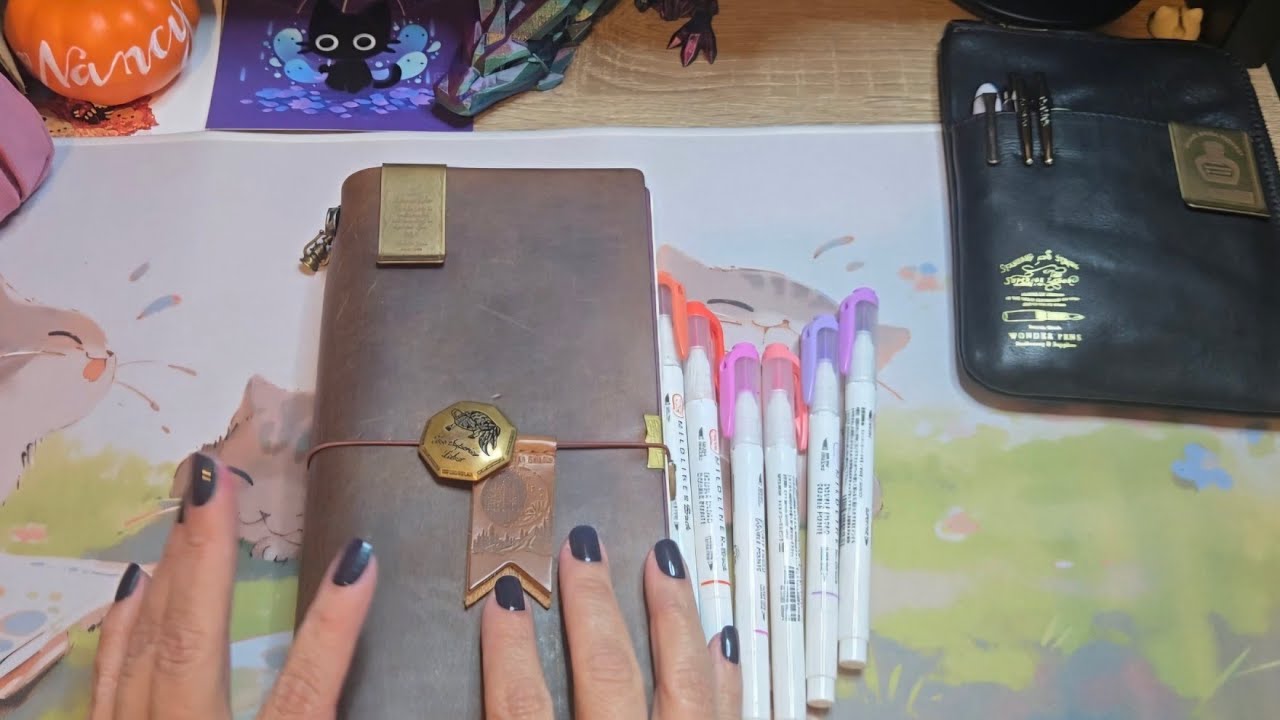 Japan vs Mexico Mildliners ✍️ + Inktober Doodles & Ink Swatches in My Sterling Ink N1!