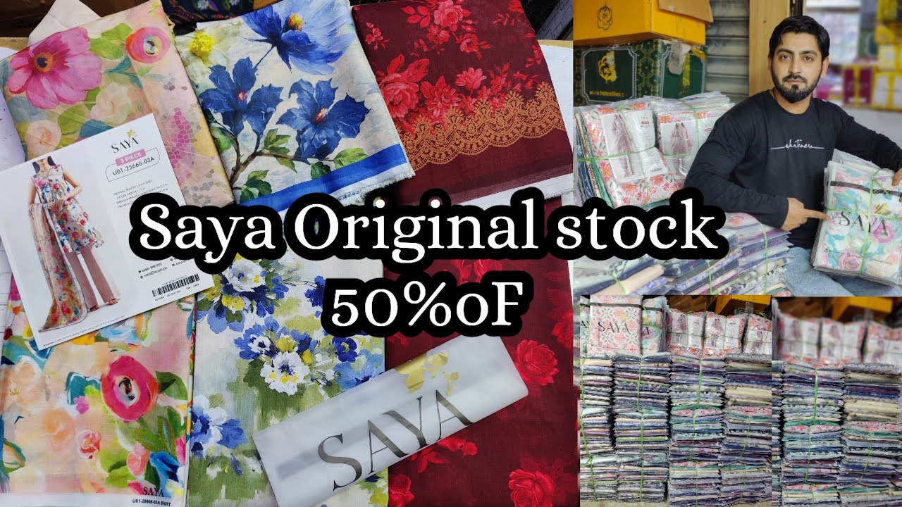 Saya brand sale 2026😍| Saya Brand lawn | Flat 50%Of original stock | #sayabrandsale #houseofcutpiece