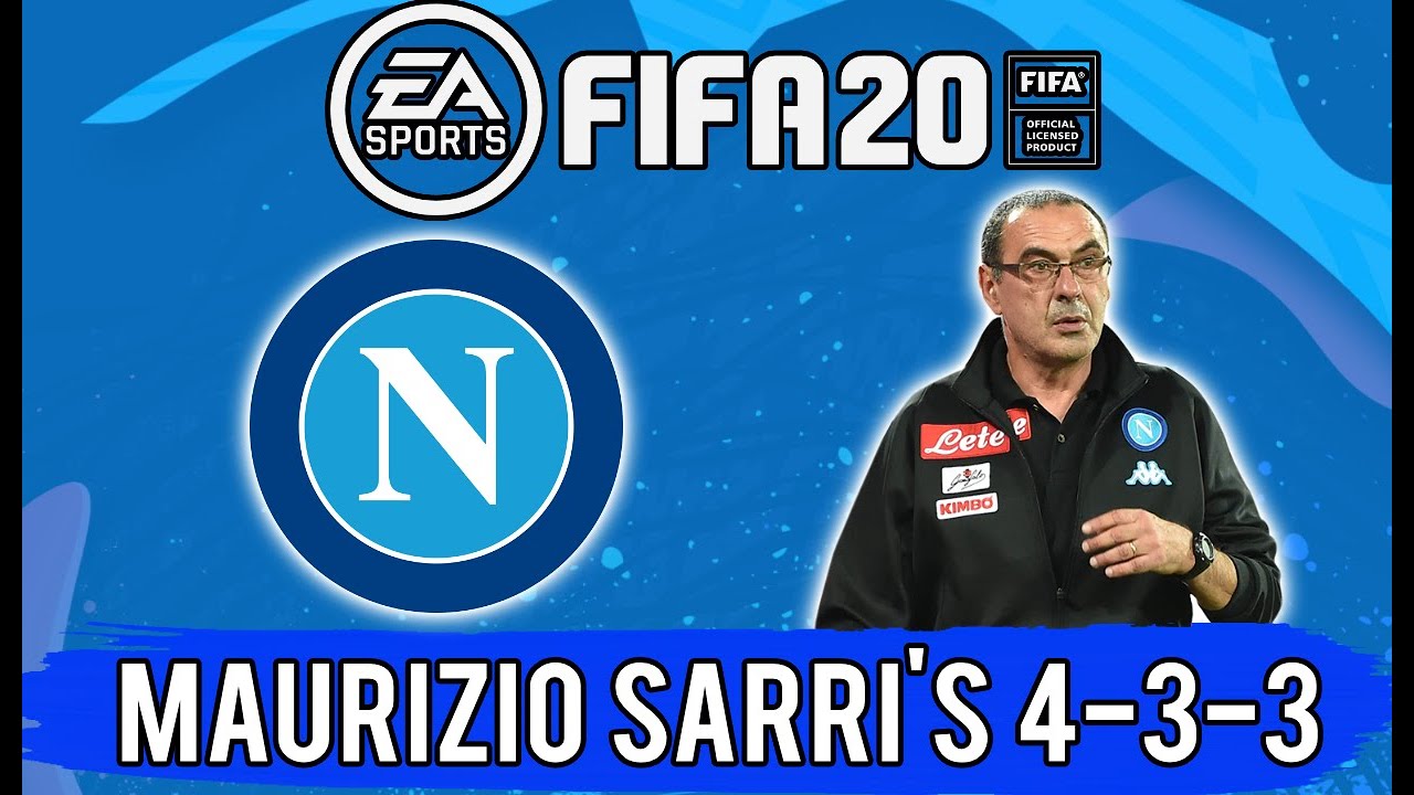 Воссоздайте схему 4-3-3 (Sarrismo) «Наполи» Маурицио Сарри в FIFA 20 | Объяснение пользовательски...