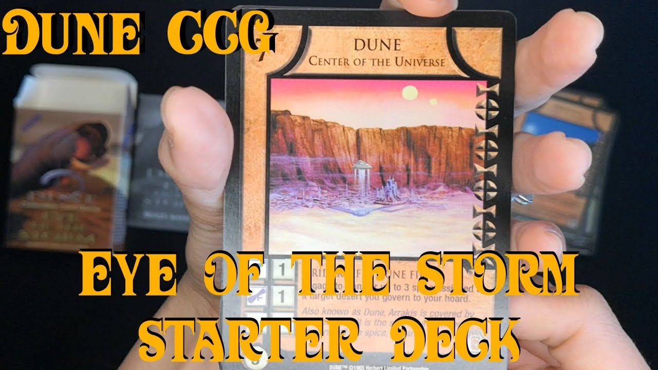 Dune CCG - Eye of the Storm - Guild Starter Deck Opening