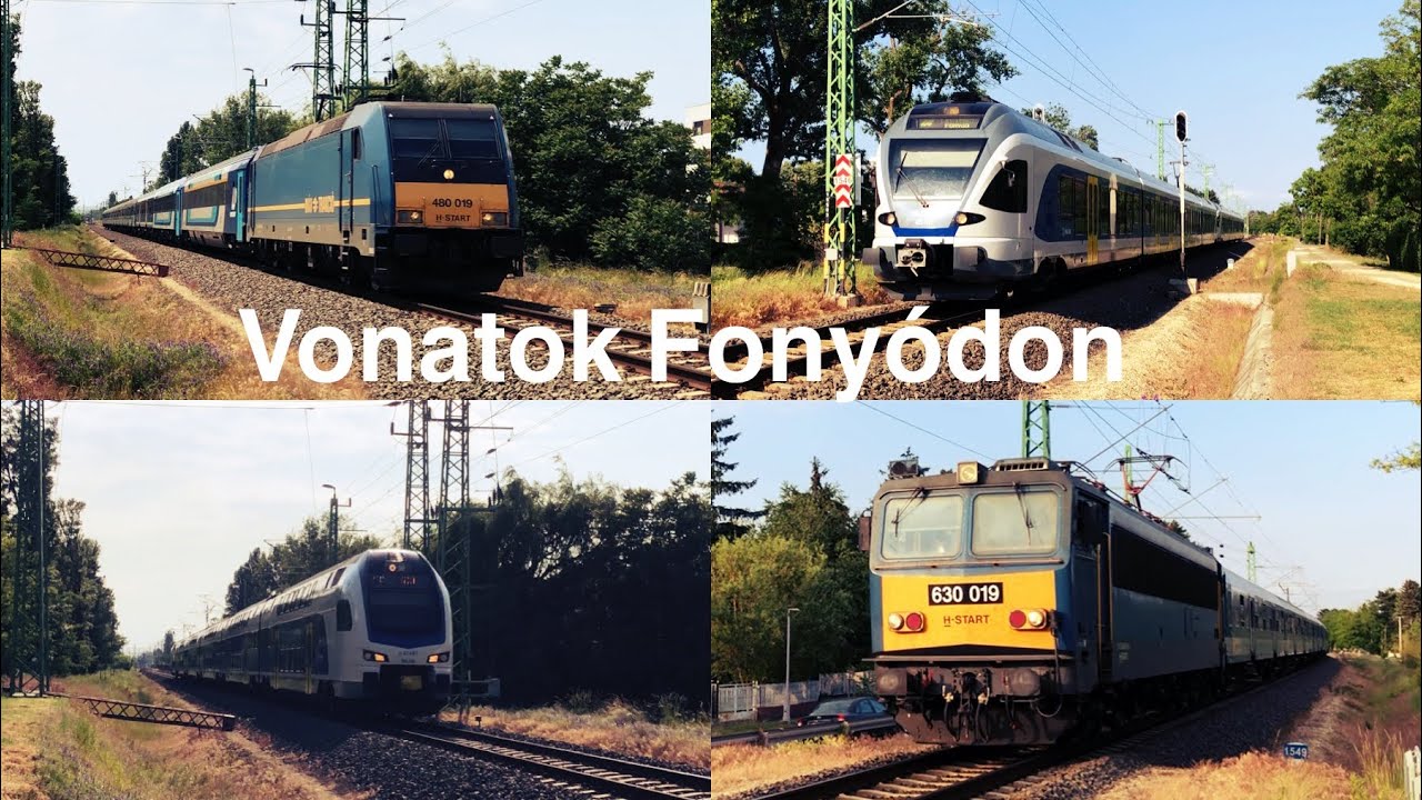 Vonatok Fonyódon