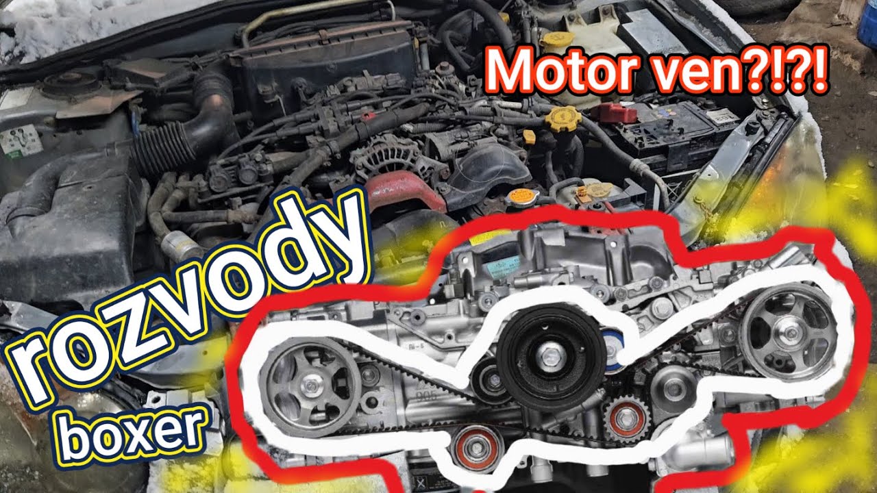 Výměna rozvodů a termostatu Subaru impreza
