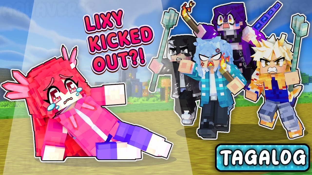 🇵🇭 Lixy Got KICKED AWAY In Minecraft? (TAGALOG)