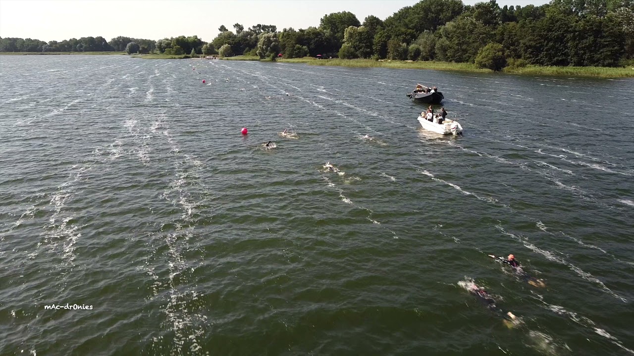Zwemmeland openwater wedstrijd op de Gouwzee tussen Marken en Monnickendam(4K)