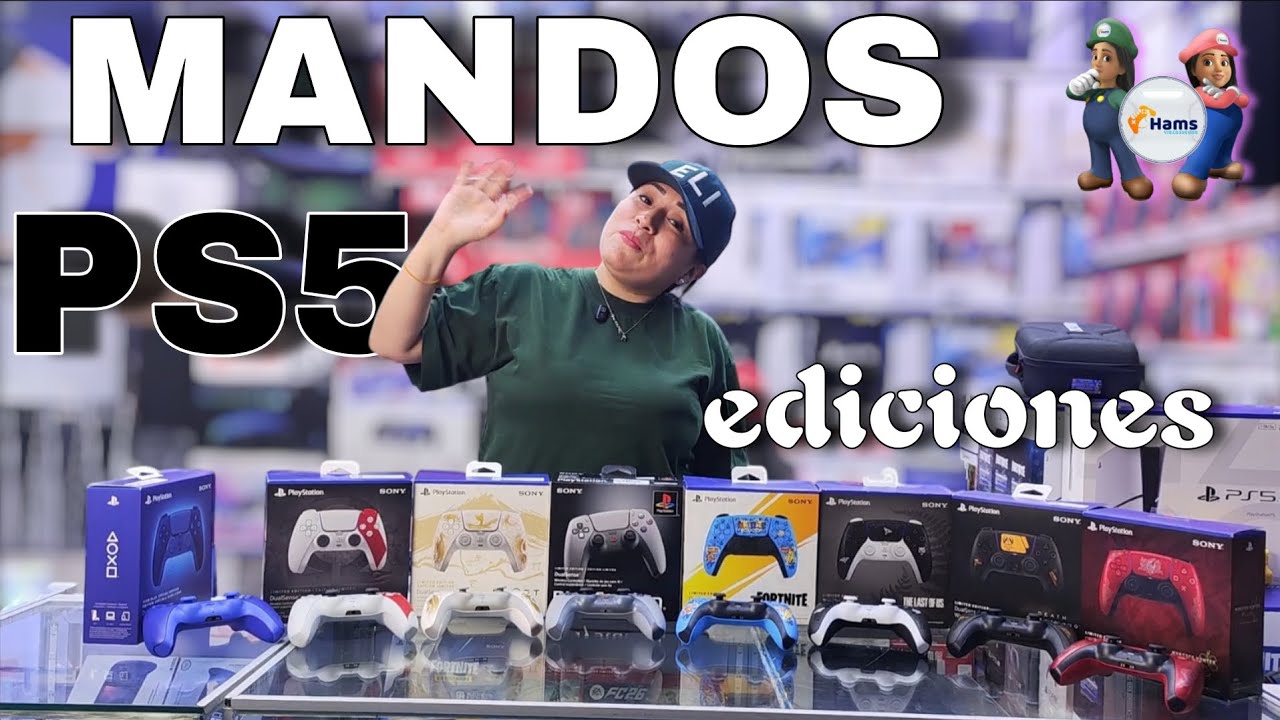 MANDOS DE PLAYSTATION 5 EDICIONES Y SUS CARACTERÍSTICAS CON LOS AMIGOS DE VIDEOJUEGOS HAMS 🎮