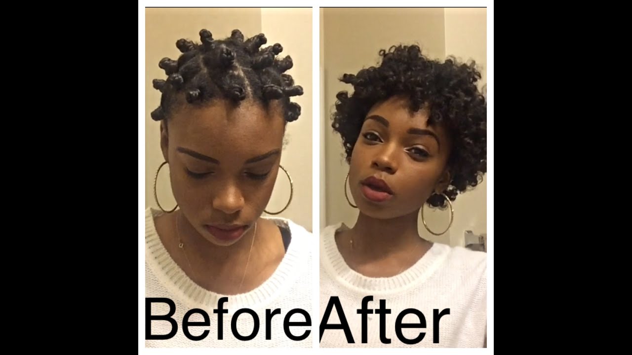 Bantu Knot Out| Transitioning Hair