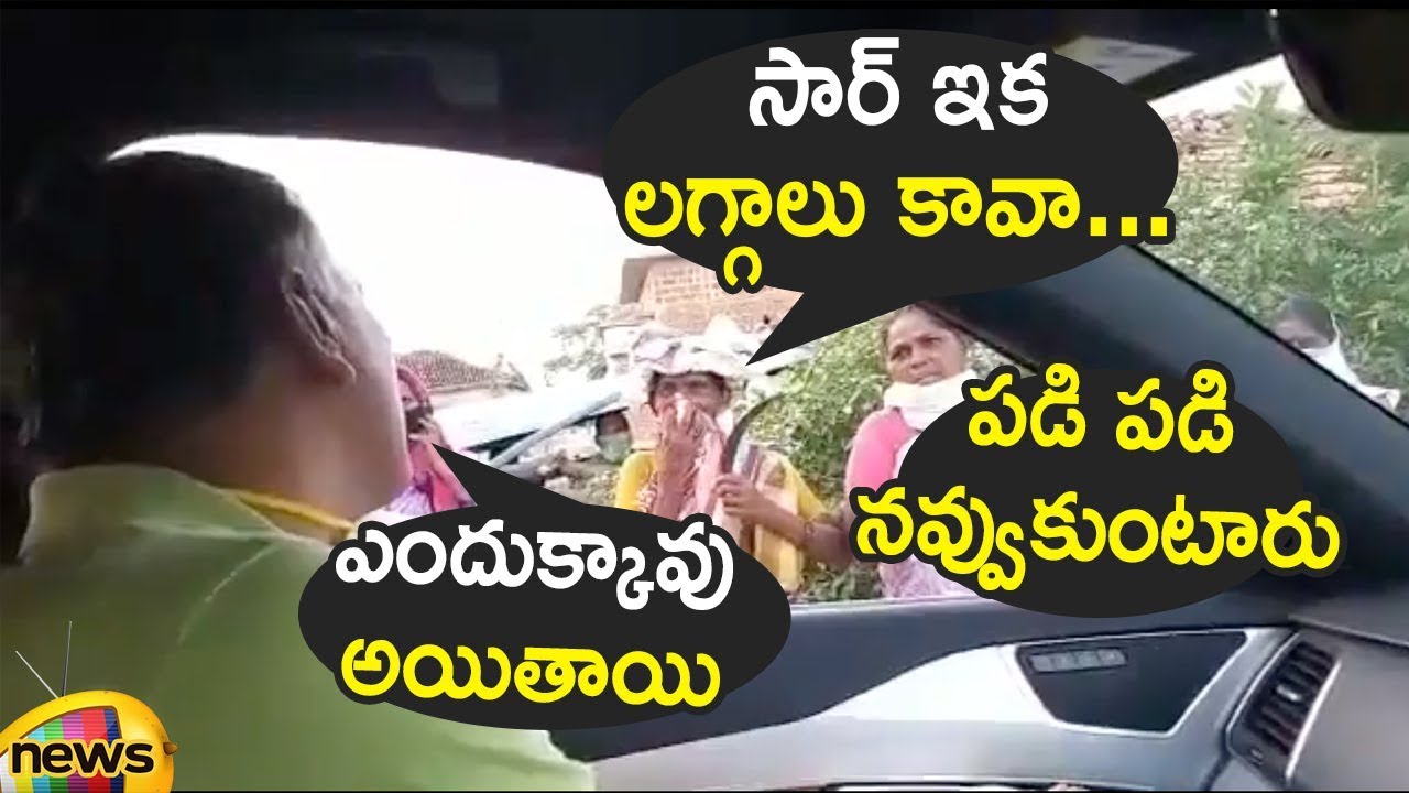 Minister Harish Rao Funny Conversation With Villagers | #Covid19 | Telangana Lockdown | Mango News