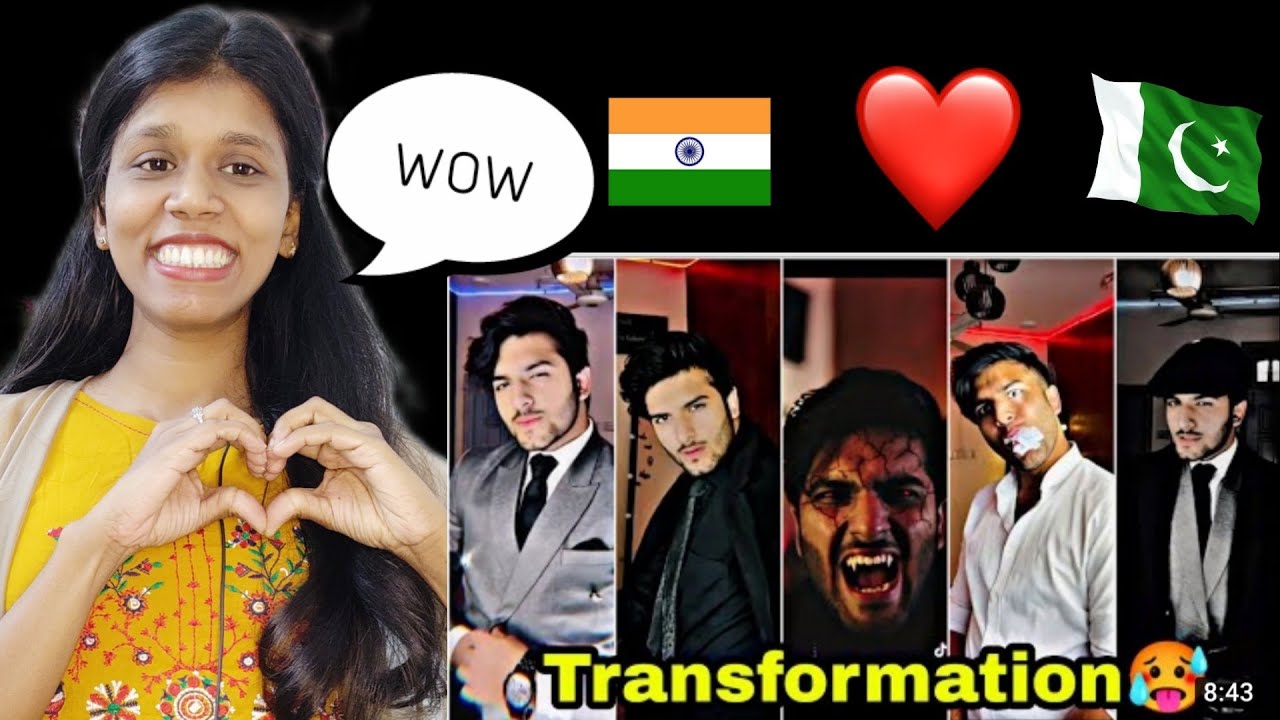 🔥🔥🔥Hassan abid new transformation tiktok videos | Hassan abid new tik tok videos | 2022 Indian react