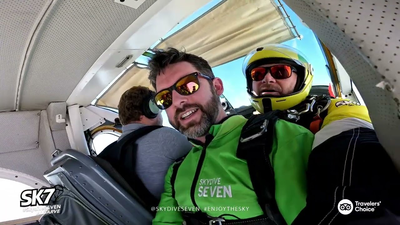 Tandem Skydive Salto de Paraquedas Algarve Eoin