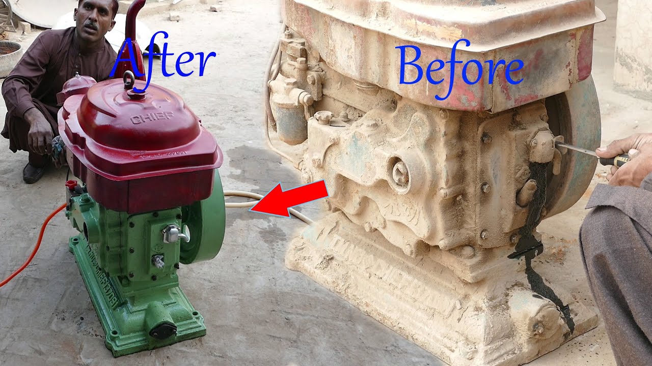 Petter Diesel Engine Full Restoration