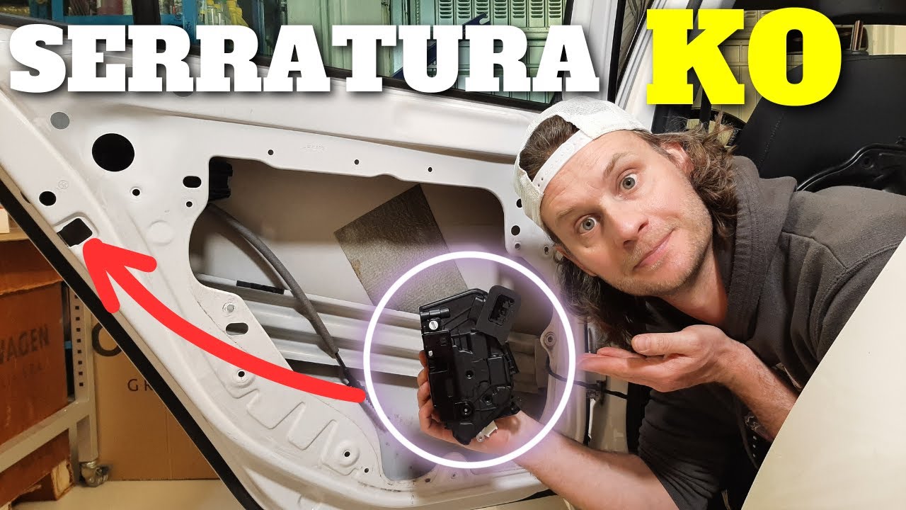 SERRATURA PORTA VOLKSWAGEN GOLF 6 (SMONTAGGIO E MONTAGGIO)