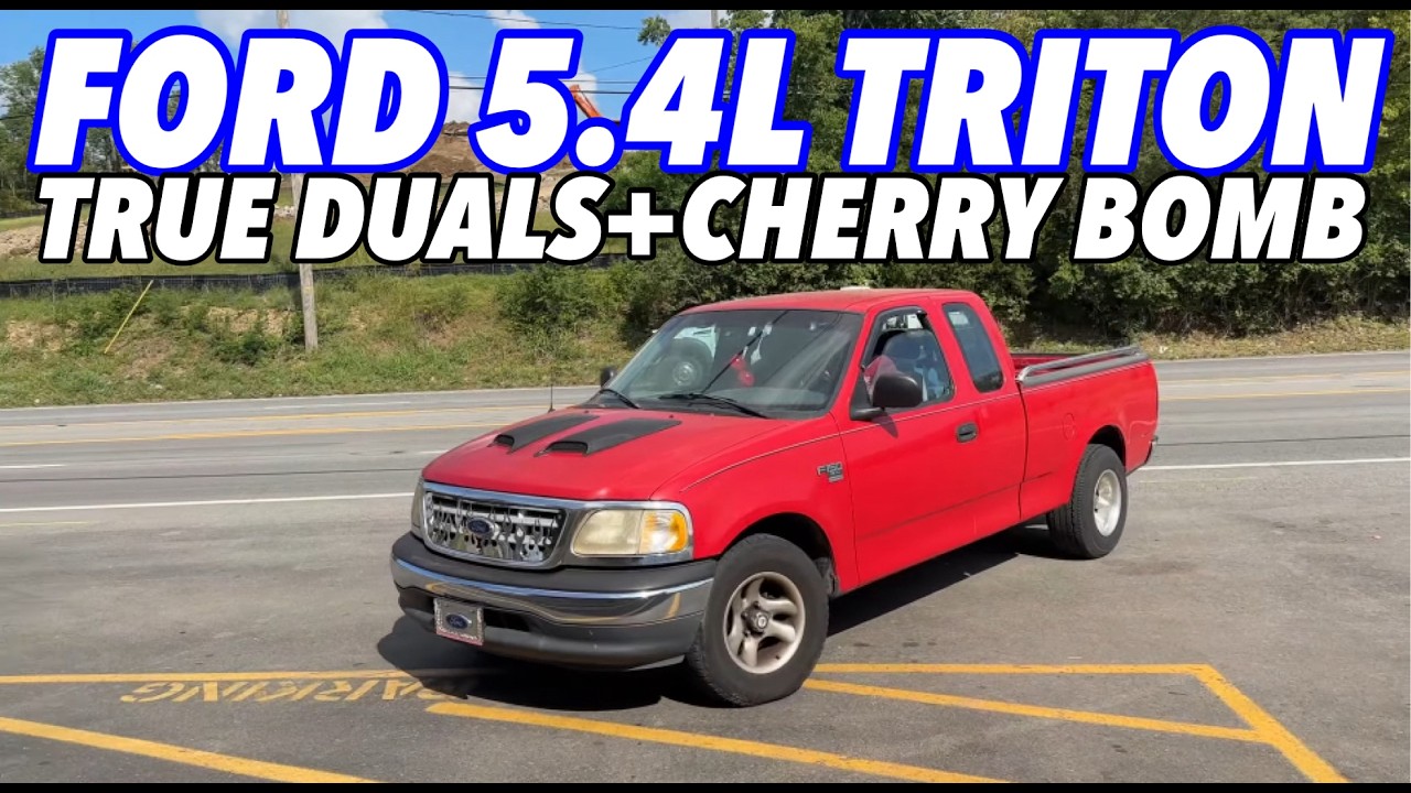 1999 Ford F 150 5.4L Triton V8 w/ True Dual Exhaust & Cherry Bomb Glass Packs!