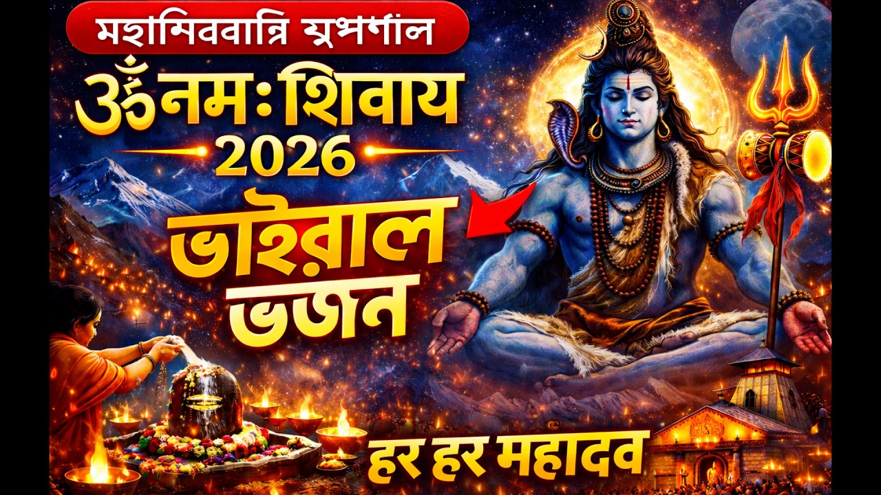 ওঁ নমঃ শিবায় ২০২৬ | মহাশিবরাত্রি স্পেশাল ভাইরাল ভজন | হর হর মহাদেব Mahashivratri 2026 Viral Song