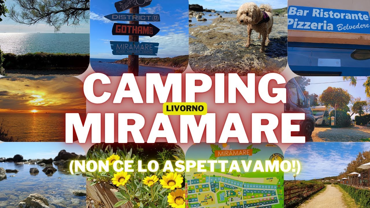Camping Miramare a Livorno 🚐 – Dormire con vista mare in camper e van