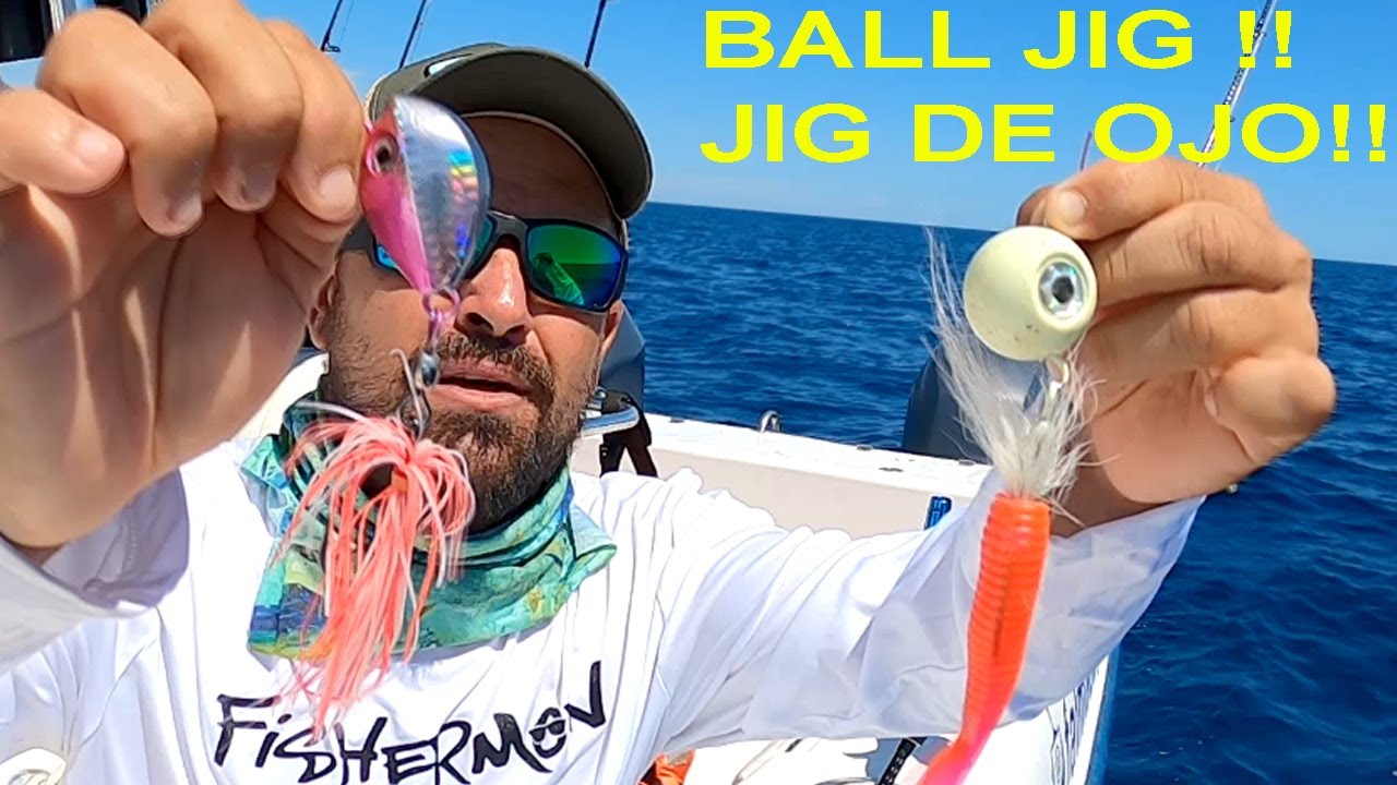 Como pescar con el Ball Jig!!   Jig de bola - Jig de ojo !!