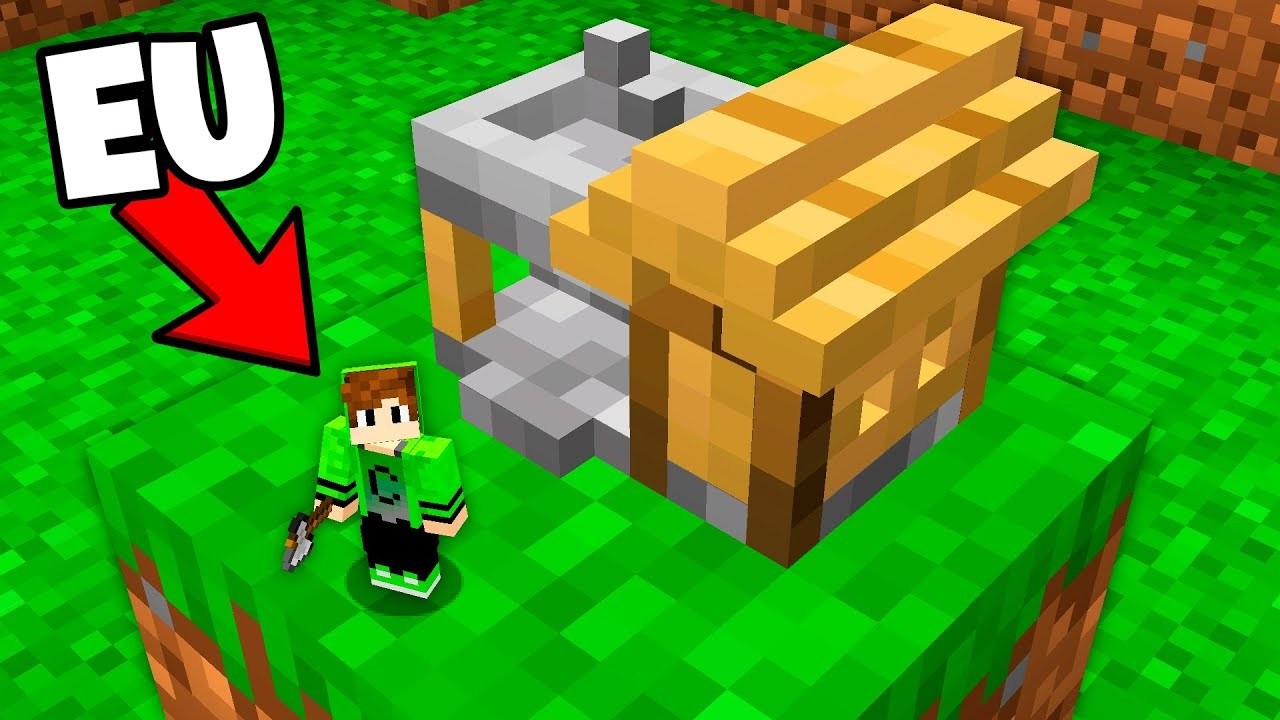 Fiz a Menor Casa do Mundo no Minecraft!