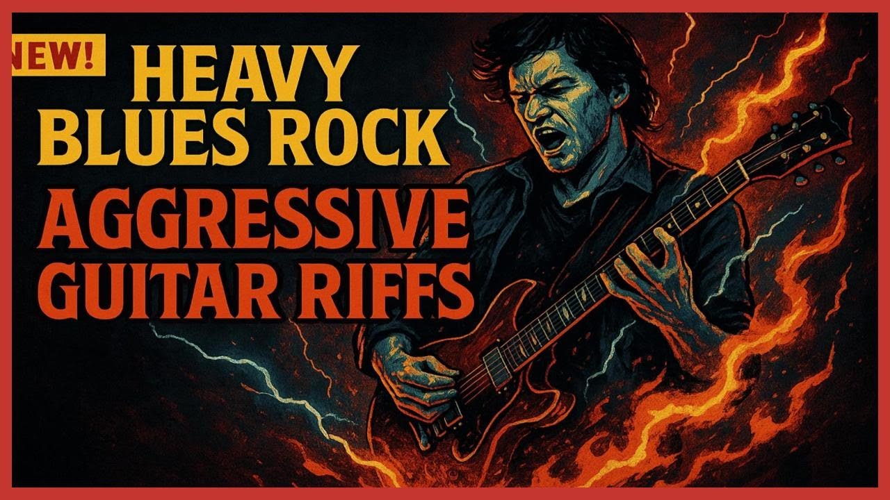 Heavy Blues Rock Instrumental Music | Aggressive & Powerful Guitar Riffs