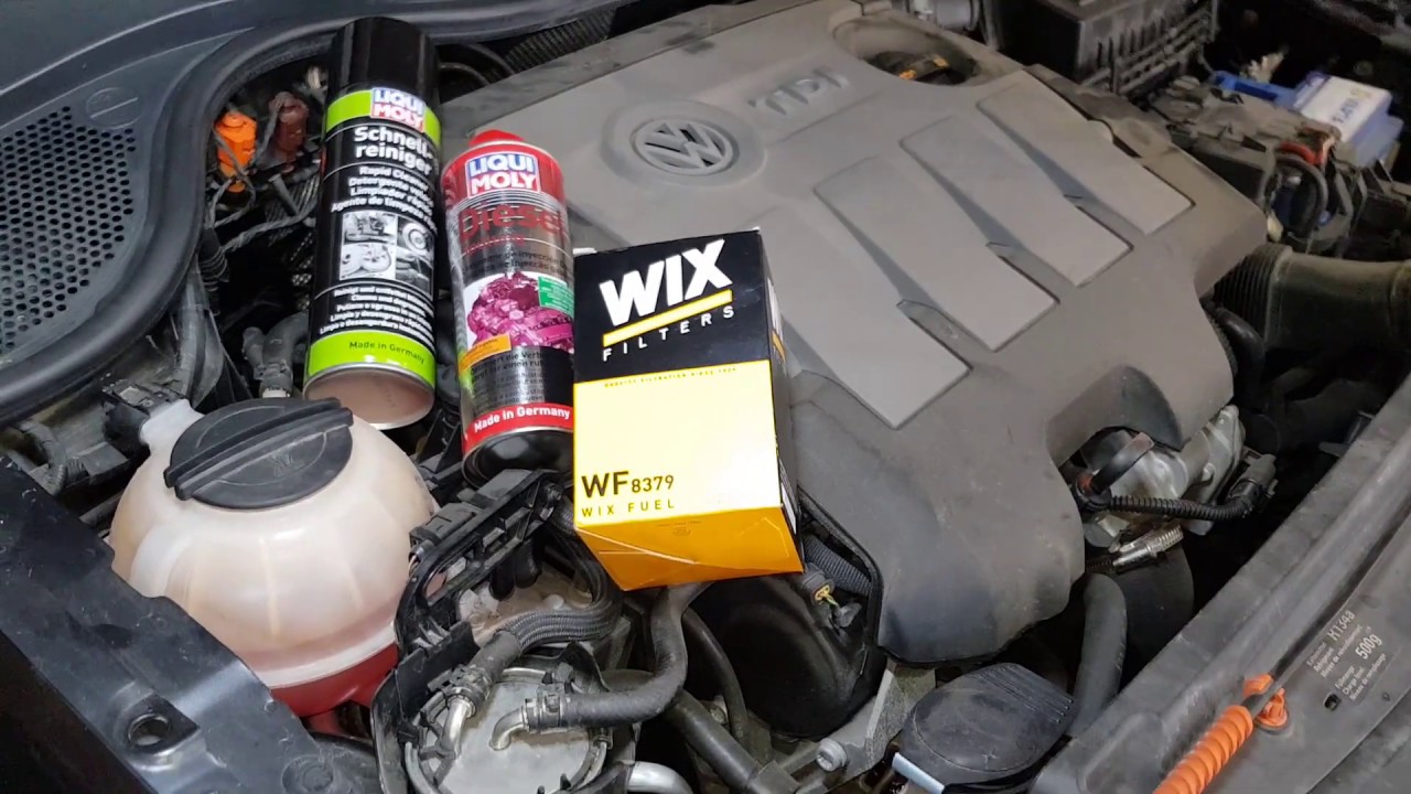 Substituição filtro gasóleo 1.6TDI