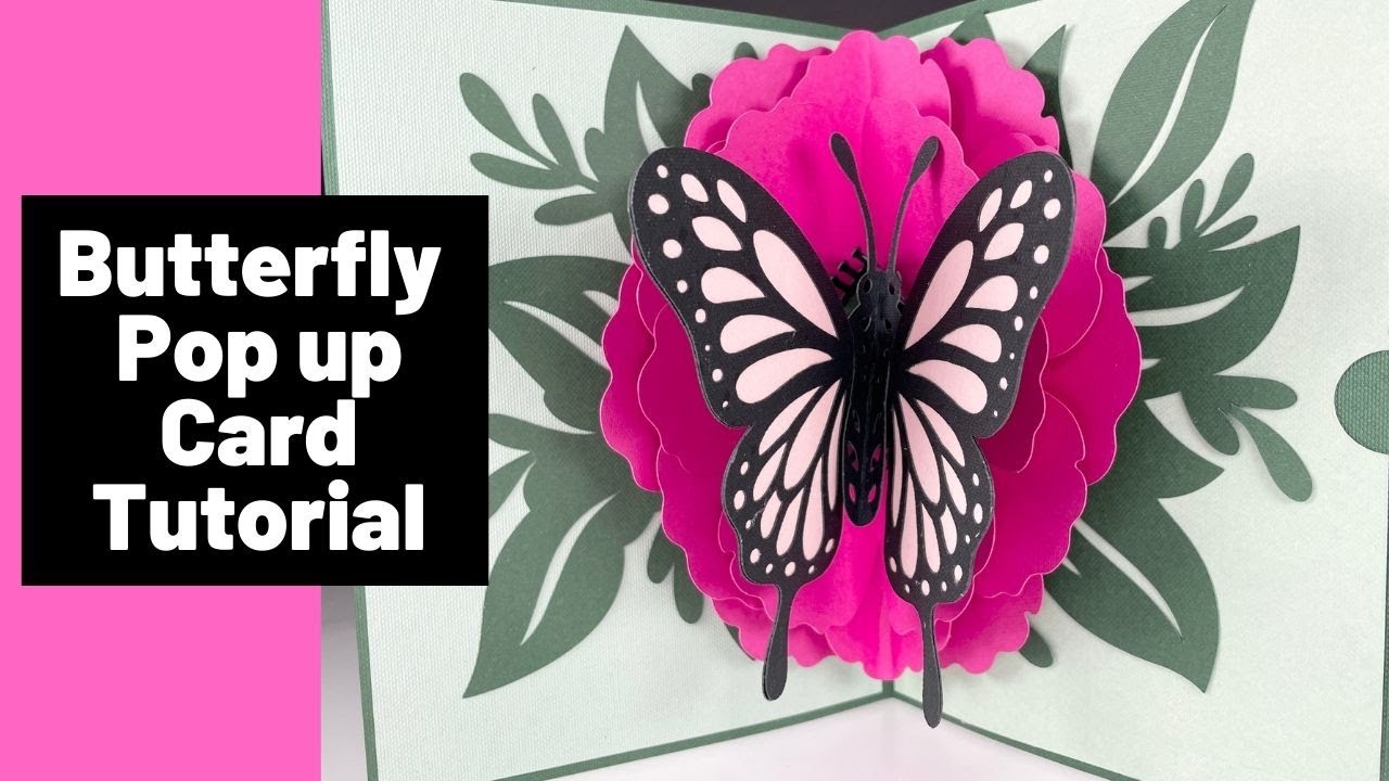 🦋 Cricut Design Space Butterfly Pop-up card tutorial.