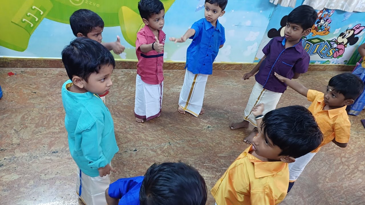 Pongal Celebration - Kids Playing Games