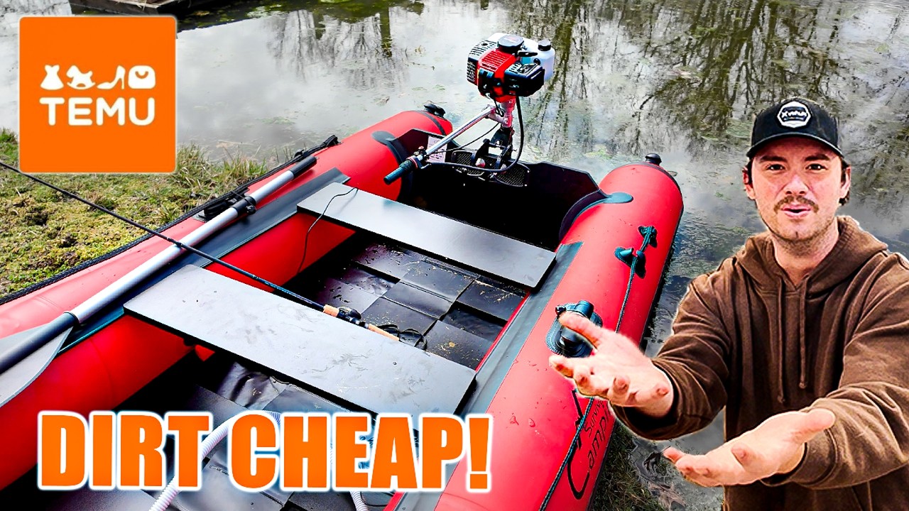 Building a Fishing Boat using only Items I Bought from TEMU!