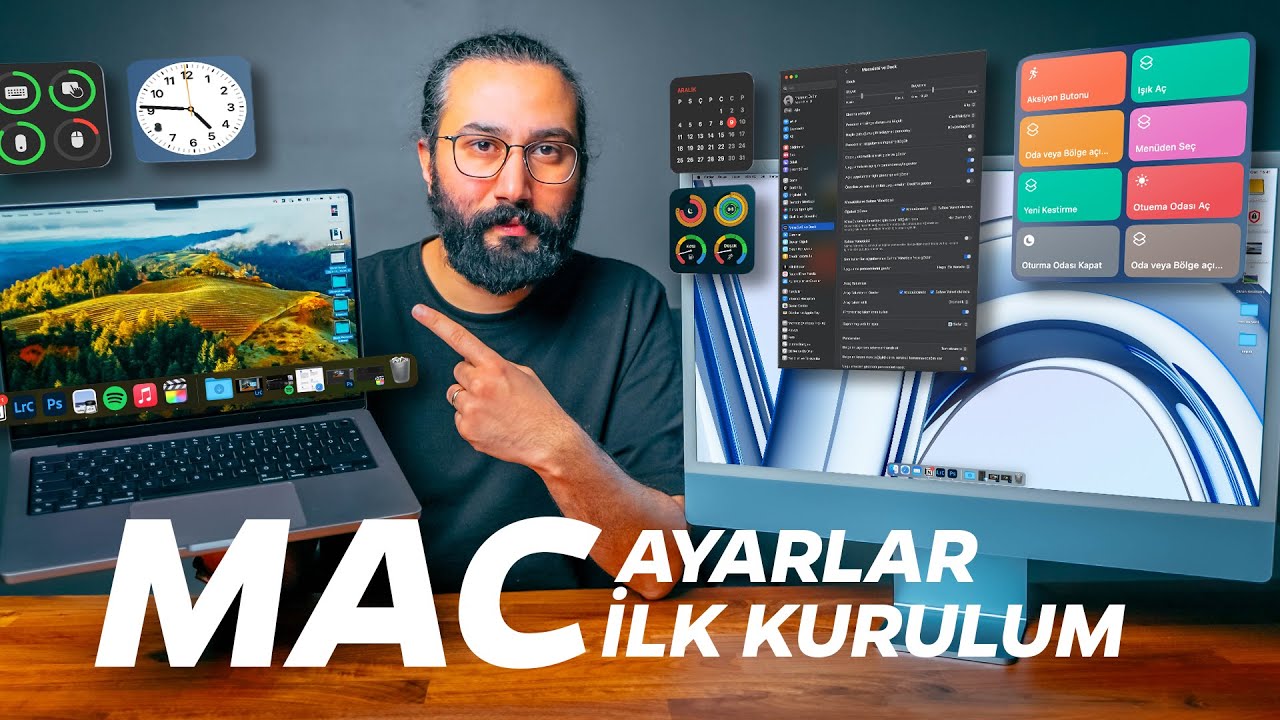 Yeni iMac | Macbook Pro İlk Kurulum +Uygulamalar, Ayarlar ve İpuçları