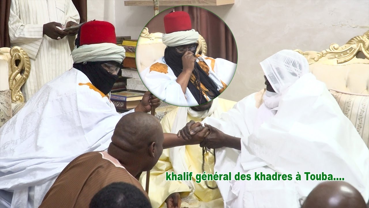 Touba Cheikh sydil khaïri khalif général des khadres reçu par cheikh Mountakha Bachir khalif