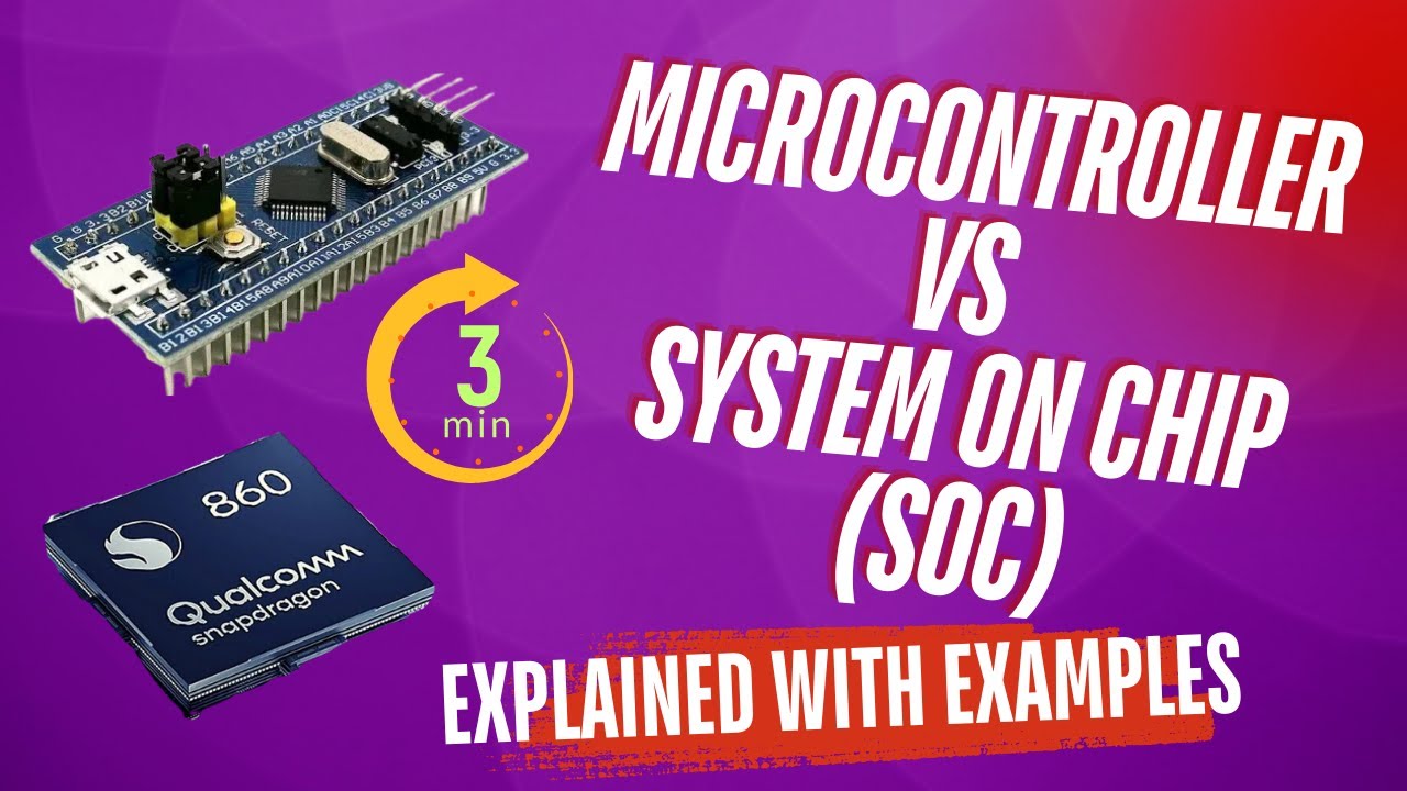 Микроконтроллеры и SoC (системы на кристалле): объяснение для начинающих за 3 минуты.