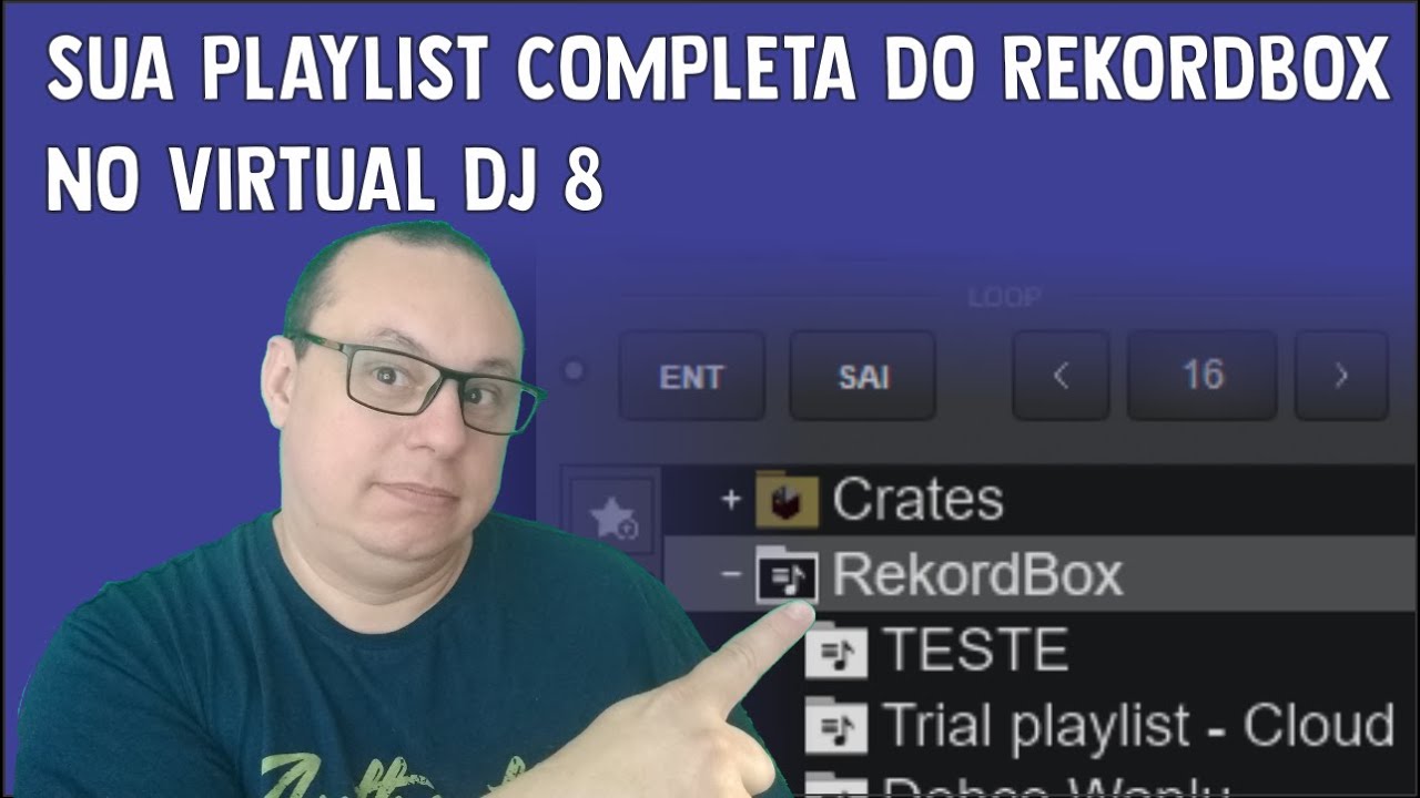 SUA PLAYLIST COMPLETA DO REKORDBOX NO VIRTUAL DJ 8