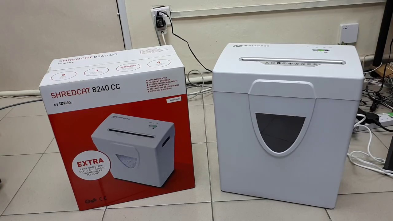 Ideal Shredcat 8240 CC (cross cut) | Paper Shredder Malaysia