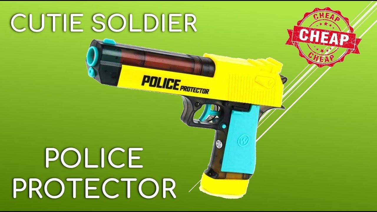 [REVIEW] Cutie Soldier Police Protector | Budget Dart Blaster + Water Pistol Combo