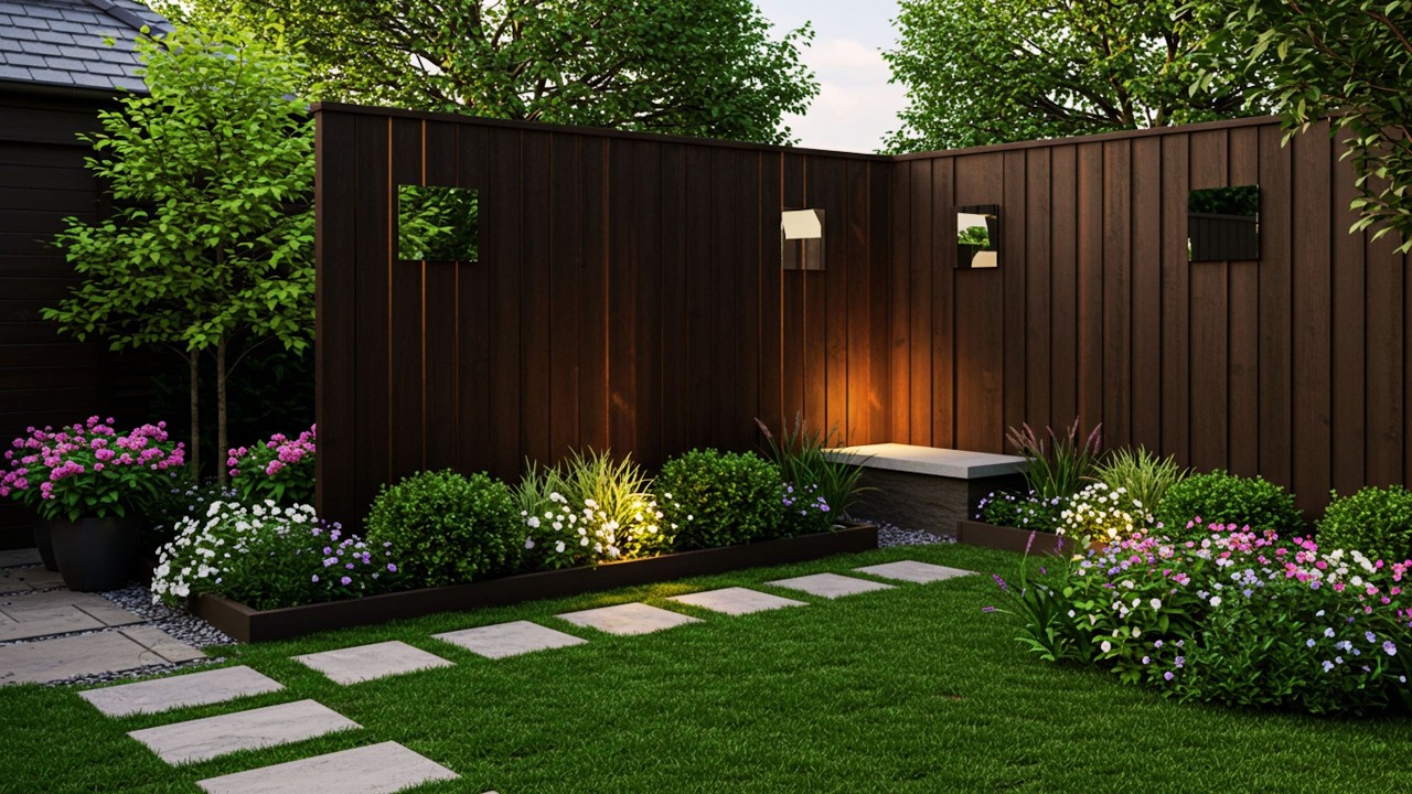 11 Modern Fence Illusions 🌿 | Genius Small Yard Privacy & Space-Expanding Ideas