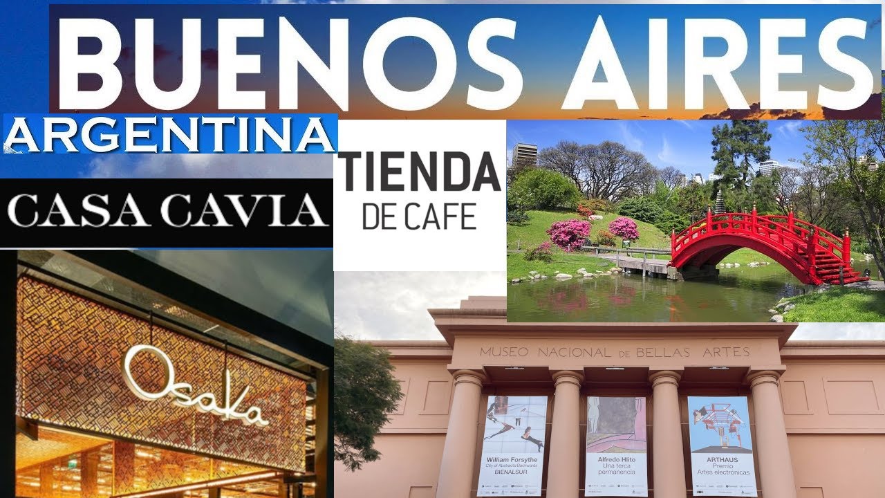 Day 3 Buenos Aires Tienda De Cafe, Japanese Garden, Casa Cavia, Museo Bellas Artes, Osaka Concepcion