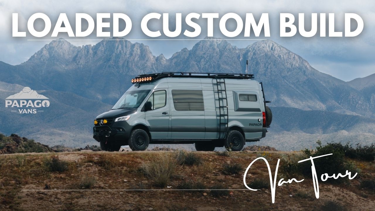 CUSTOM VAN BUILD | Sprinter 170 With Bed, Kitchen & Entertainment