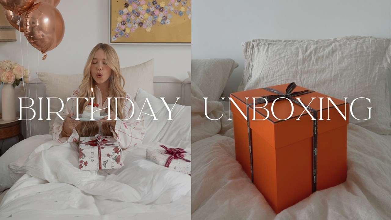 Что мне подарили на 29-летие 🎂 🤍 Распаковываю свою мечту о сумочке Hermès Mini Kelly и ещё нескол...