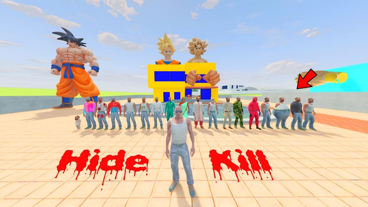 Franklin Play Hide And Kill With FRANKLIN CLONES in INDIAN BIKES DRIVING 3D