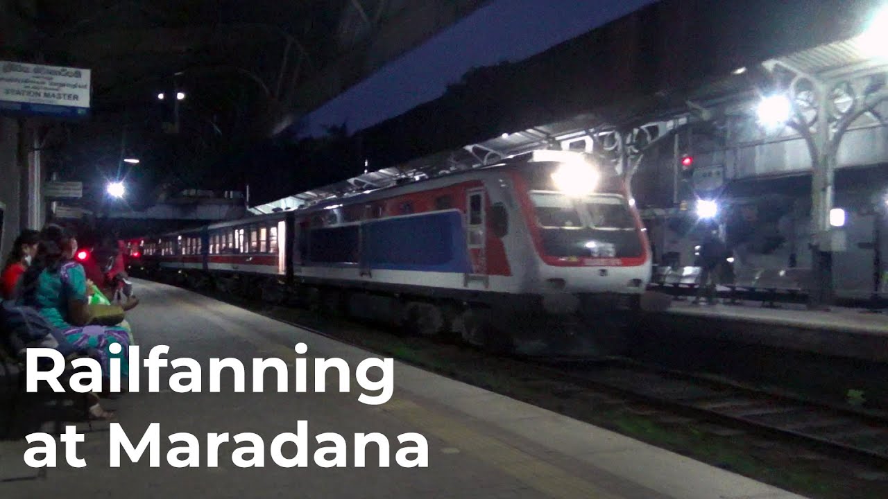 Morning Railfanning at Maradana Railway Station in Sri Lanka